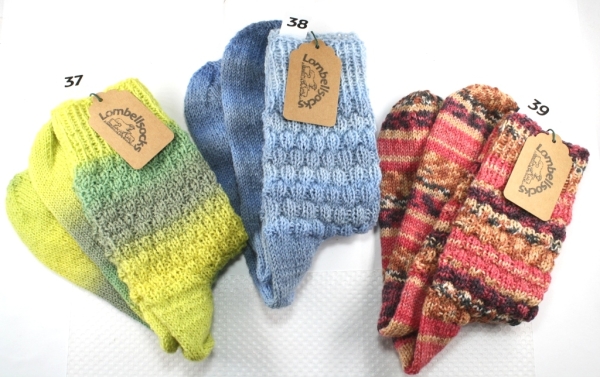 Bunte und Uni-Socken Grösse 38  Nr. 37-38-39